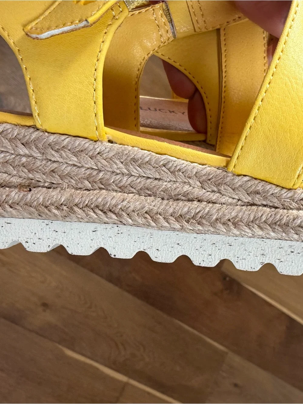 Lucky Brand bright yellow